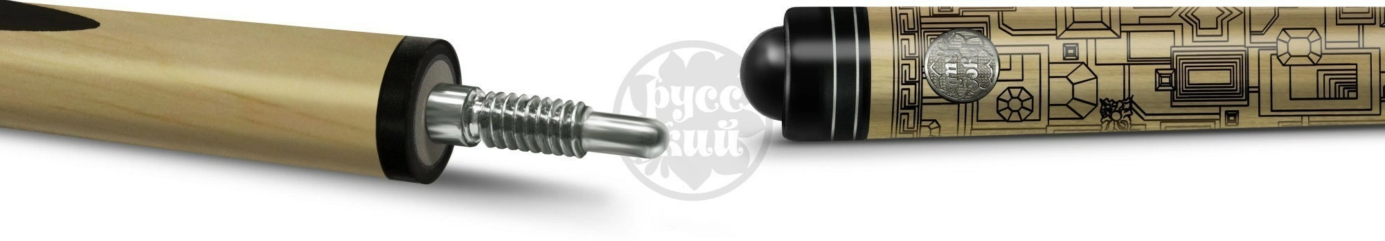 16-3-Р Кий "Версаче 6-запилов" 2 РС, черн.граб/граб(РК) 2