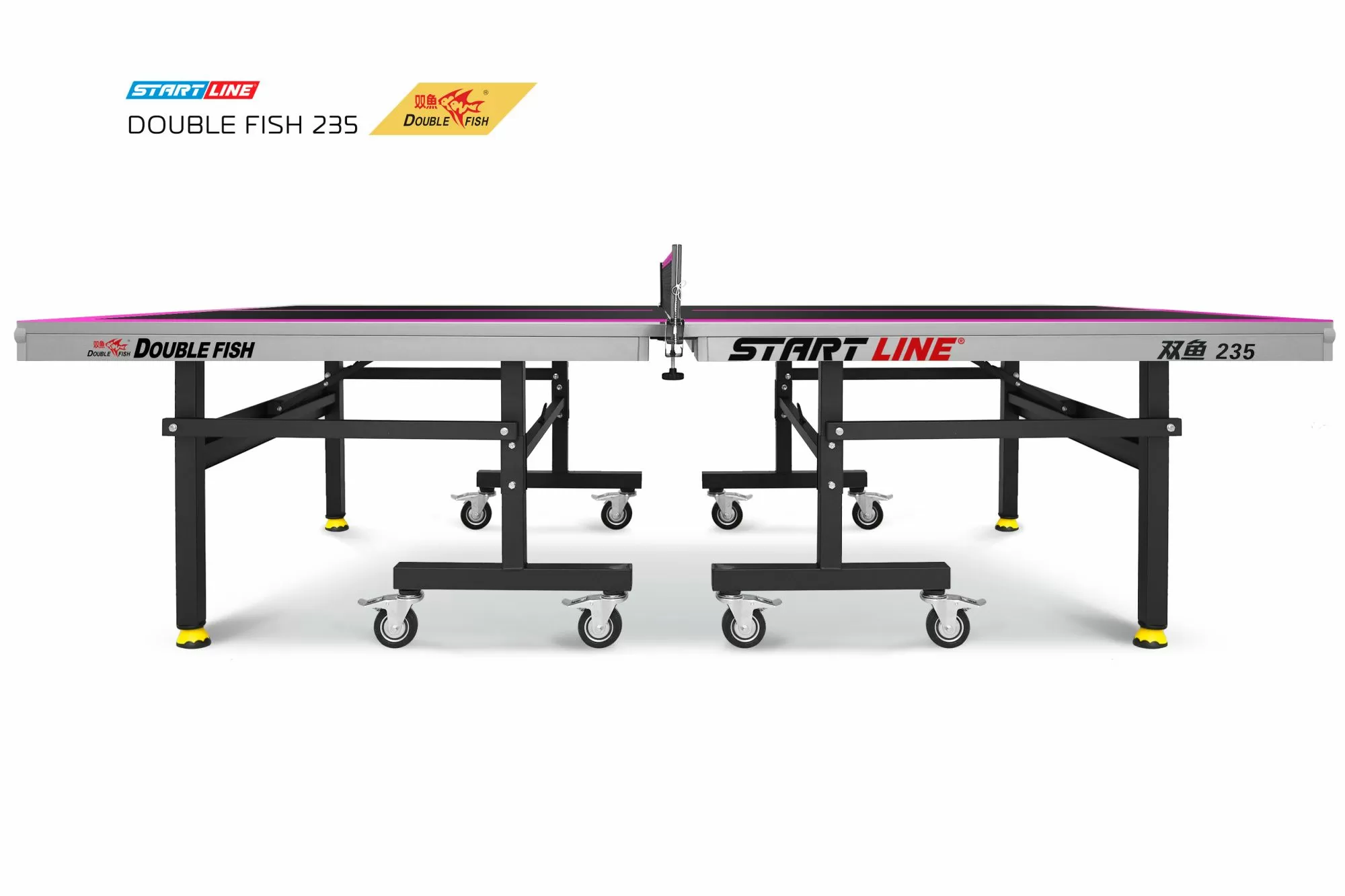 Стол теннисный Double Fish 235 черный