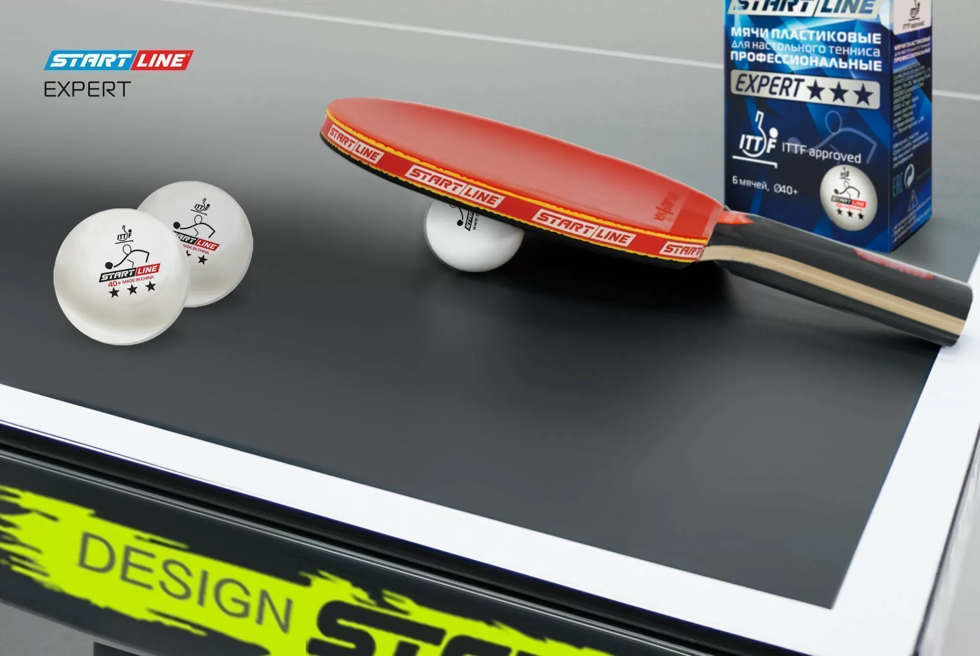 Мячи Start line EXPERT V40+ 3* (ITTF) (6 шт)