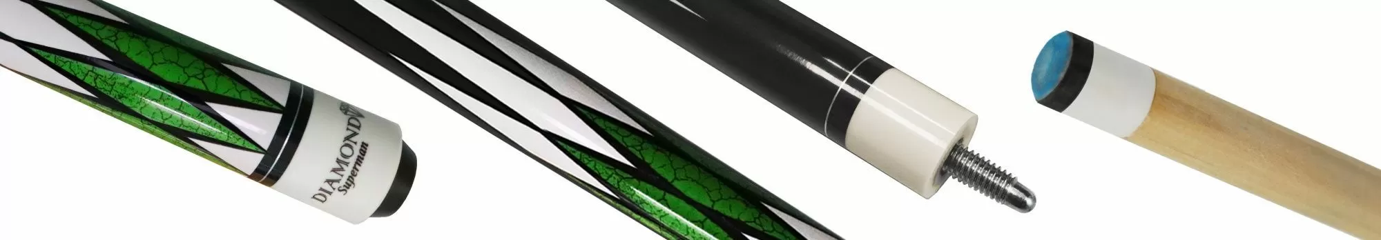 Кий Startbilliards Пул Береза зеленый бриллиант 2РС 145 см.