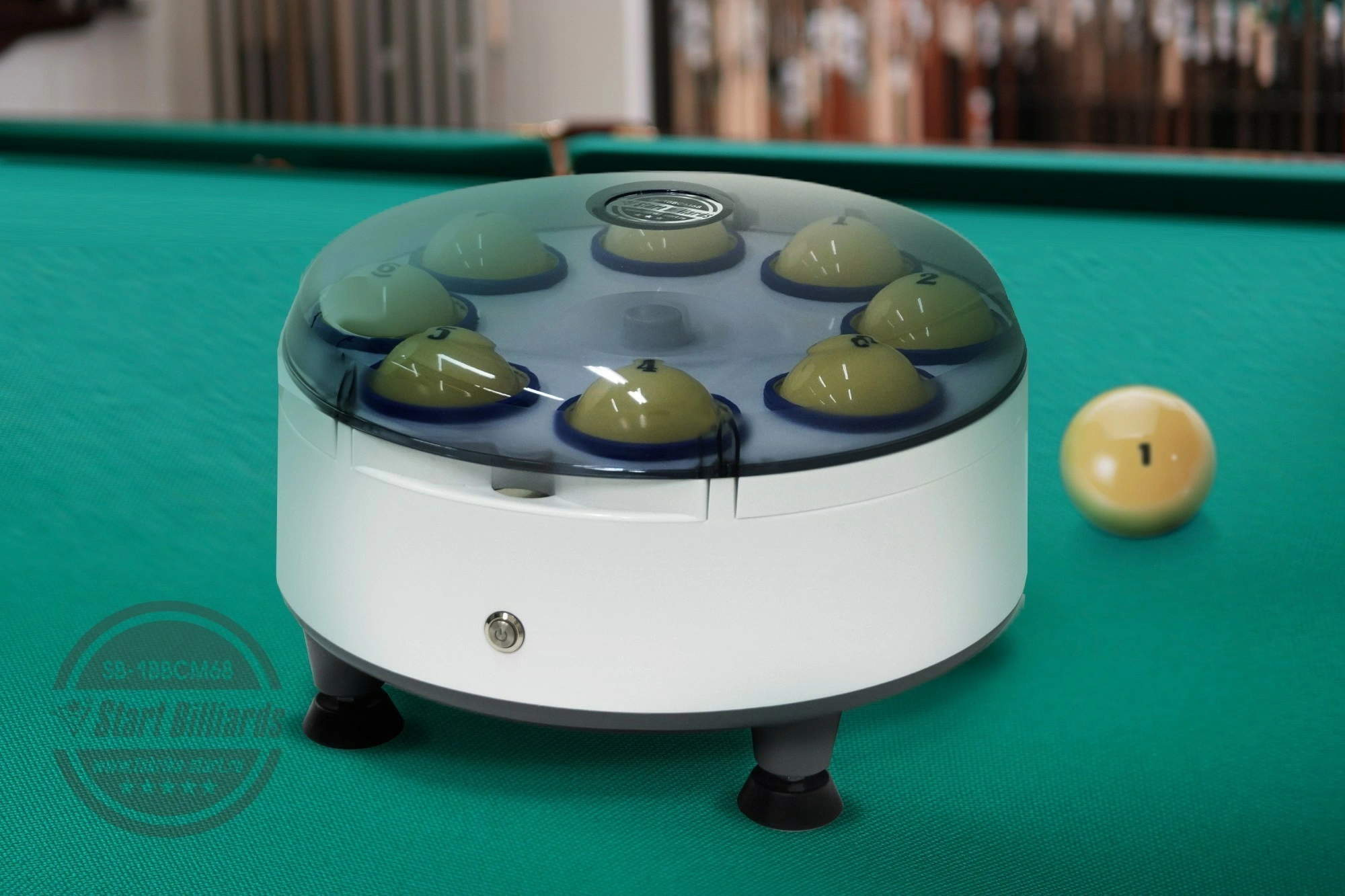 Машина для очистки и полировки бильярдных шаров 2