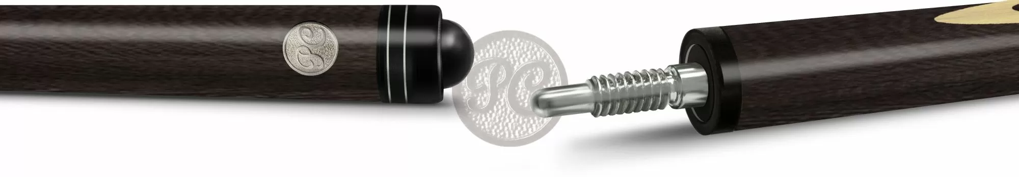 15-4-Р Кий "Практик 8 запилов" 2 РС, венге/черный граб(РС)