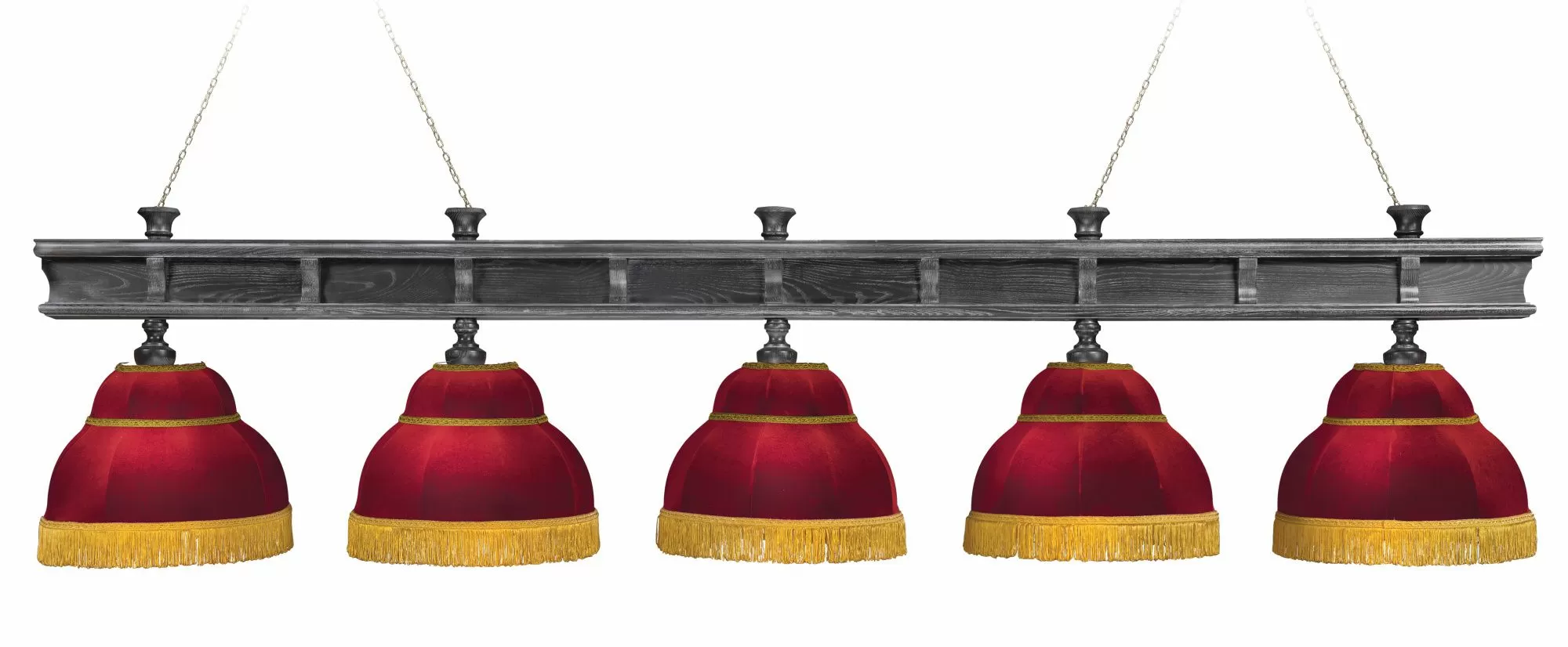 Лампа "Президент Сильвер" 5пл. ясень