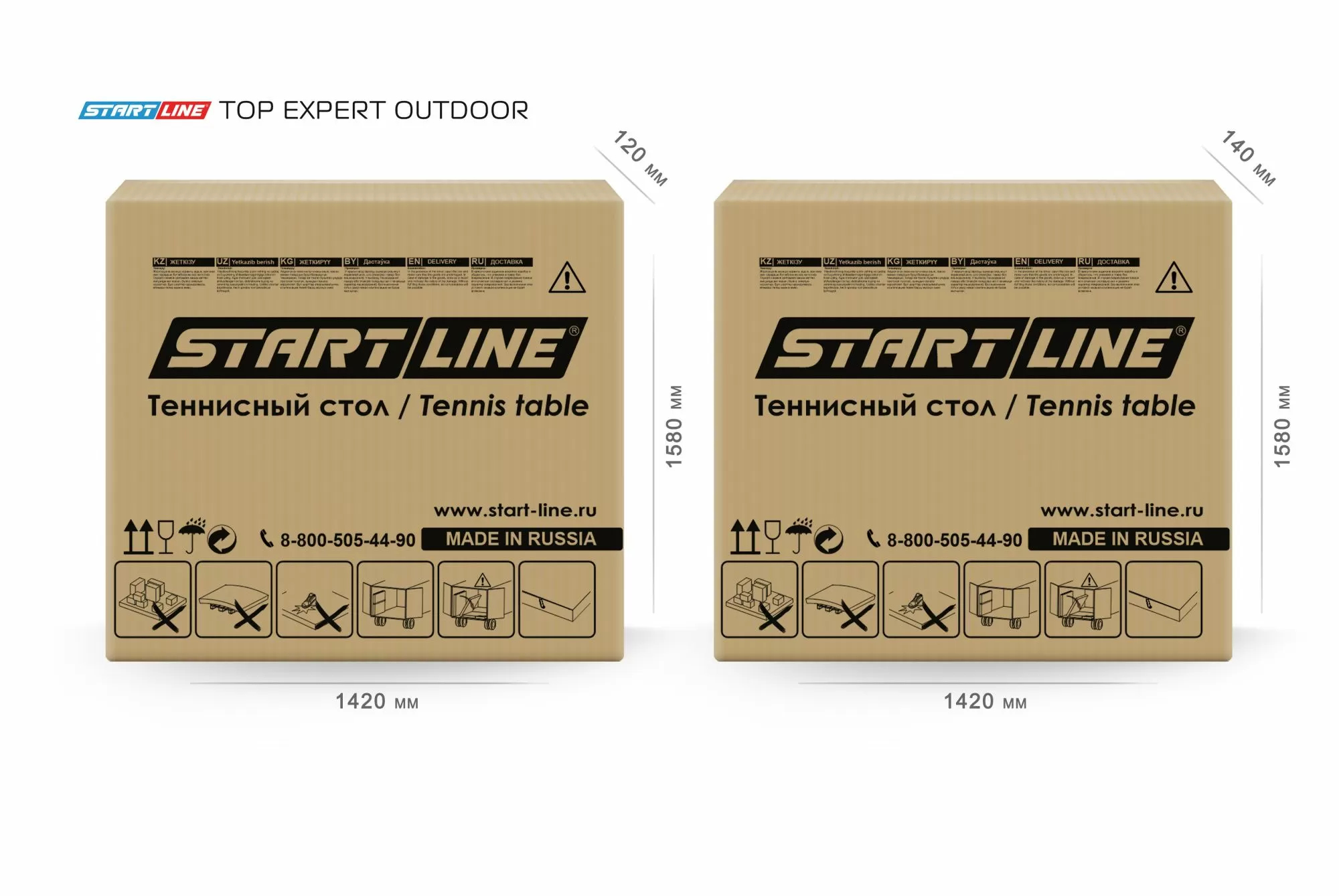 Стол теннисный Top Expert 6 Всепогодный Black