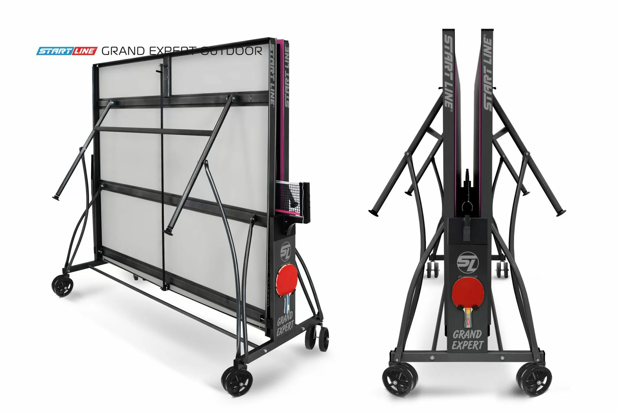 Стол теннисный GRAND EXPERT 4 Всепогодный Black