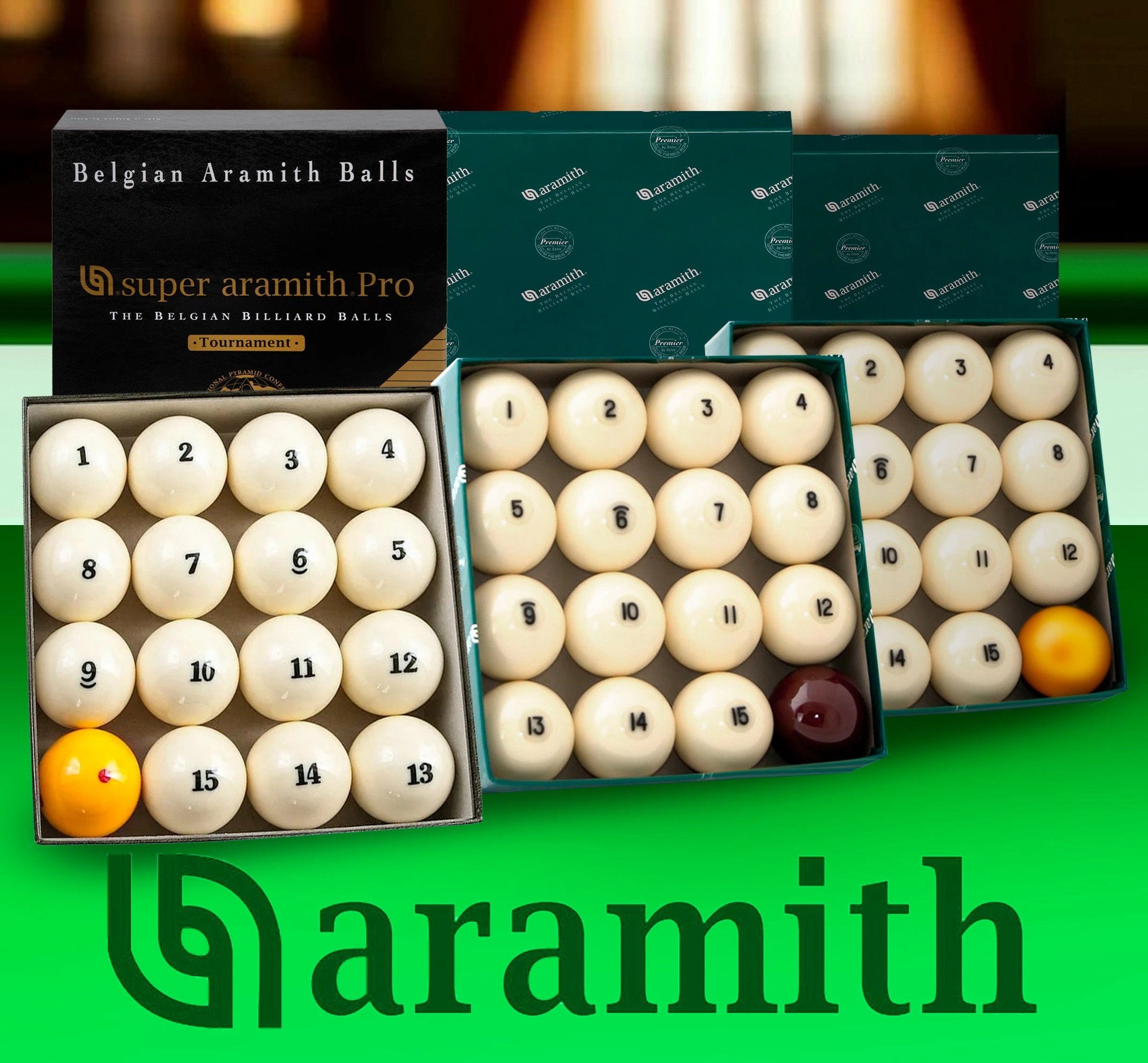 Бельгийские бильярдные шары Aramith снова в продаже!