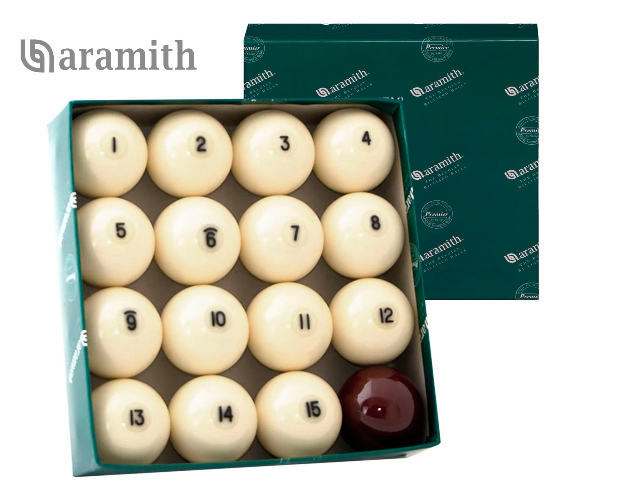 Шары Aramith Premier РП 68мм 70048680 (Красный биток) 3