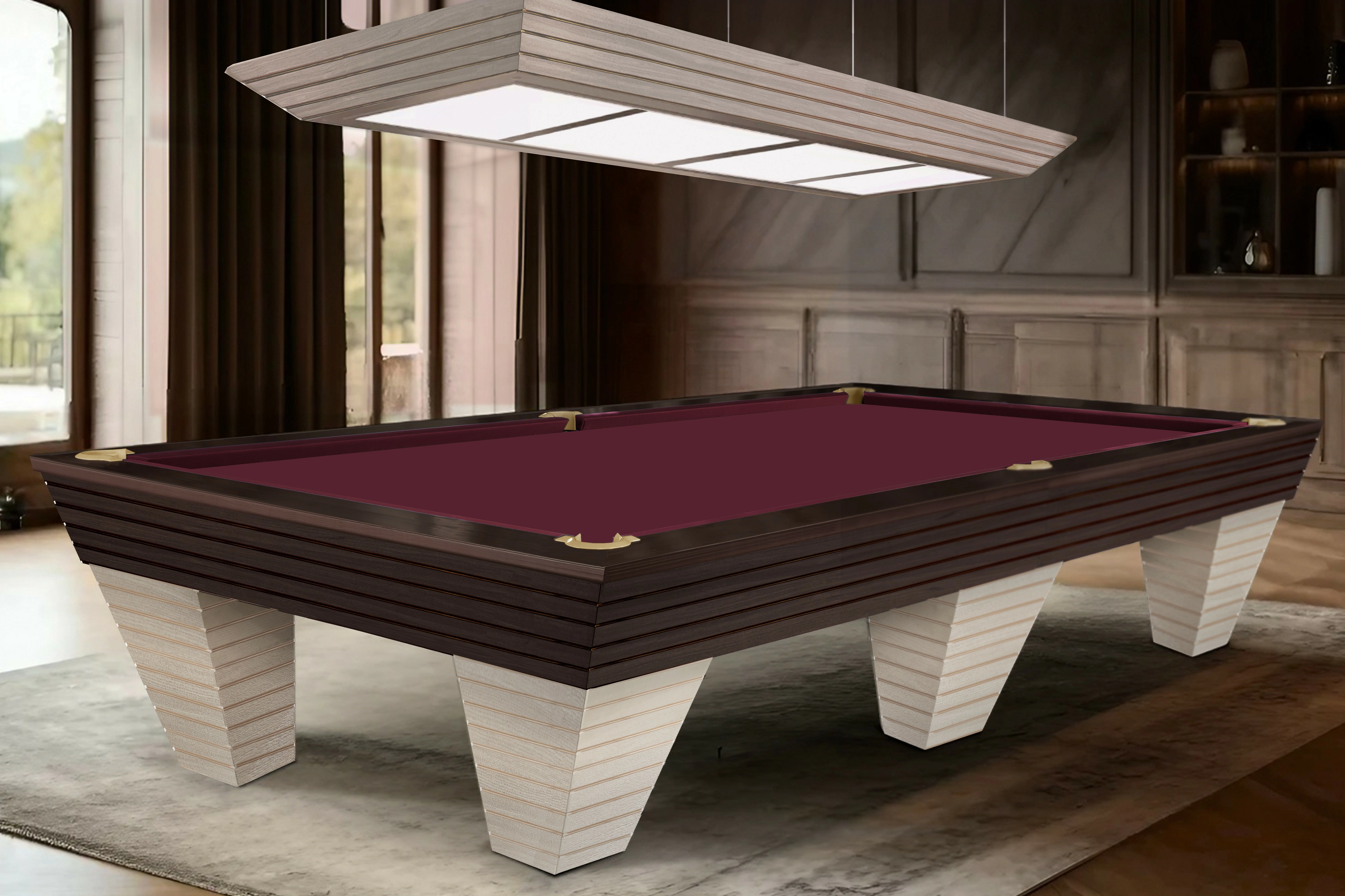 Лампа"Epatage" 4 секции ясень, МДФ, шпон