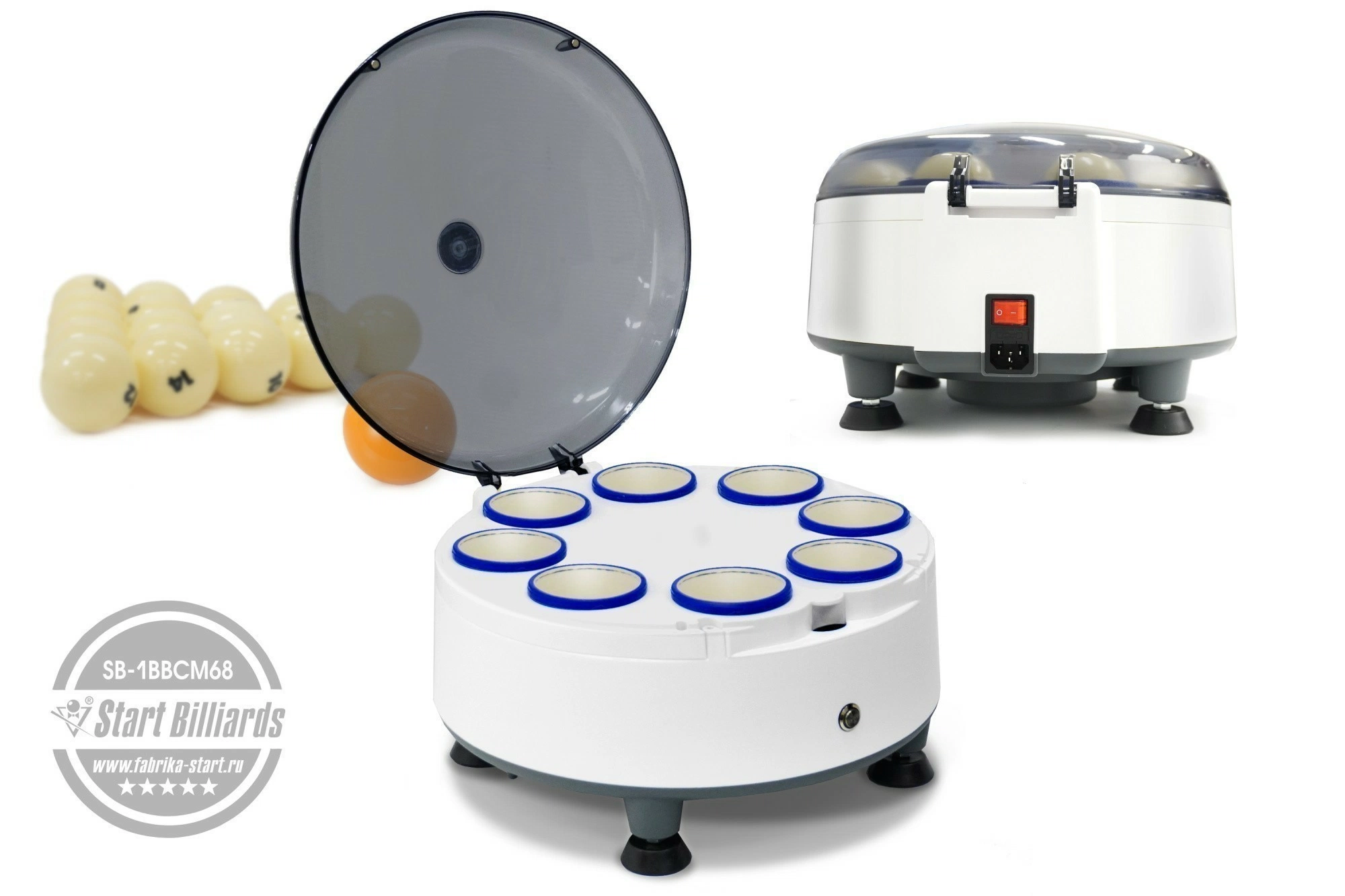 Машина для очистки и полировки бильярдных шаров 6