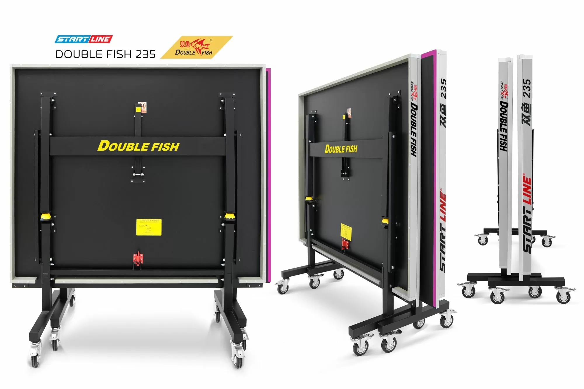 Стол теннисный Double Fish 235 черный