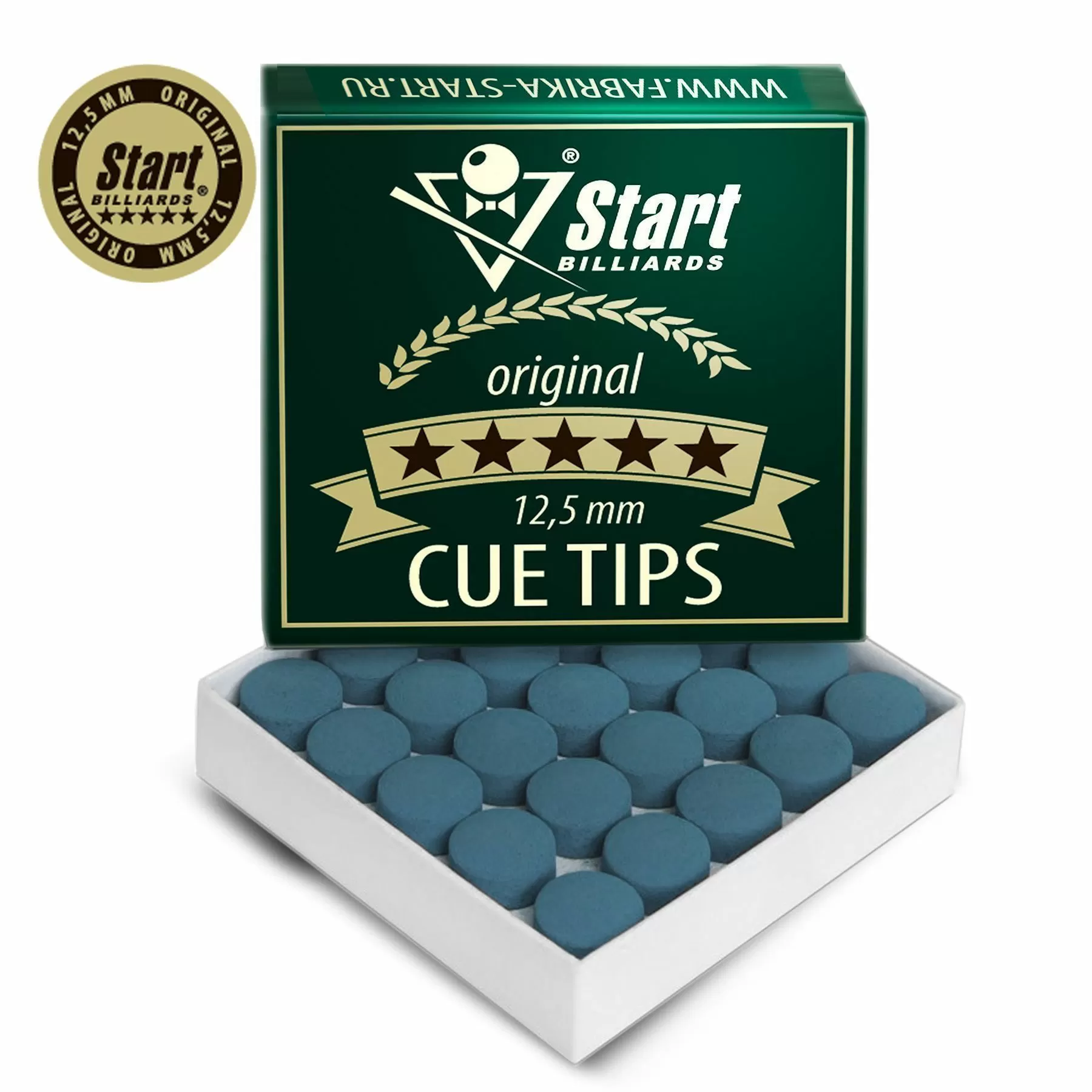 Наклейка Startbilliards Cue Tips original 5* 12,5мм SB065 (50 шт) 2