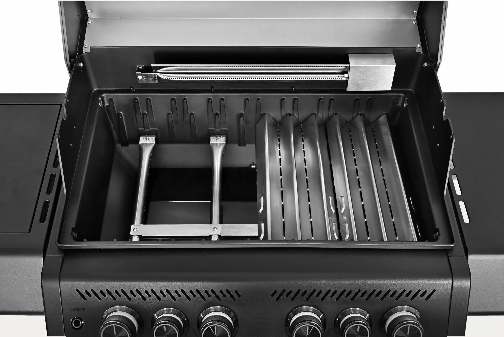 Газовый гриль 4+2 горелки