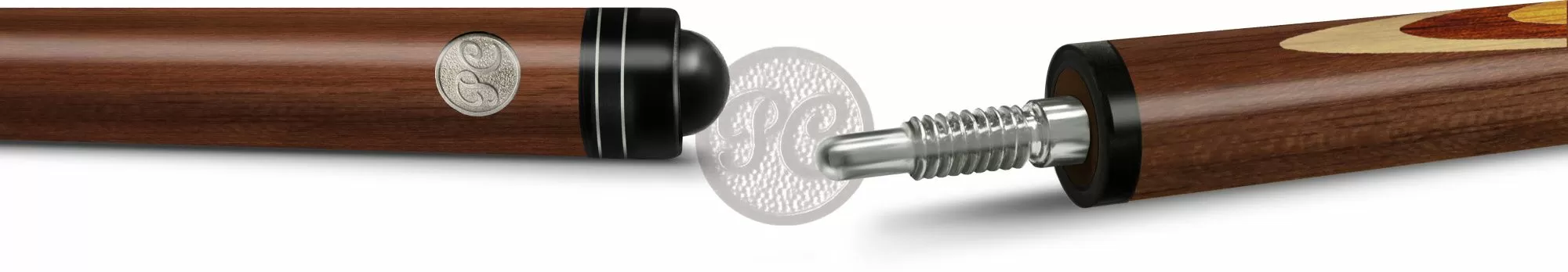 16-4-Р Кий "Классика 16-запилов" 2 РС, Попугай, ятоба/амарант/черн.граб/желт.граб(РС)