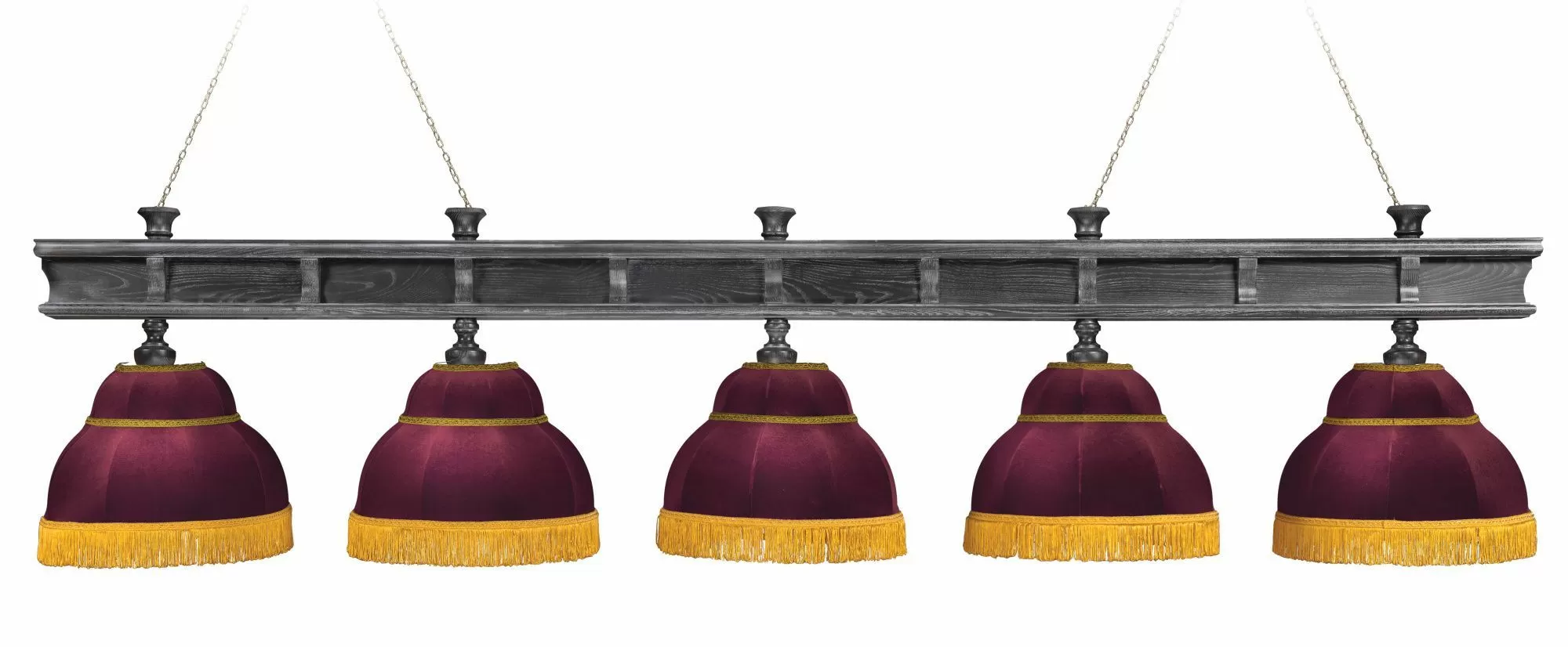 Лампа "Президент Сильвер" 5пл. ясень