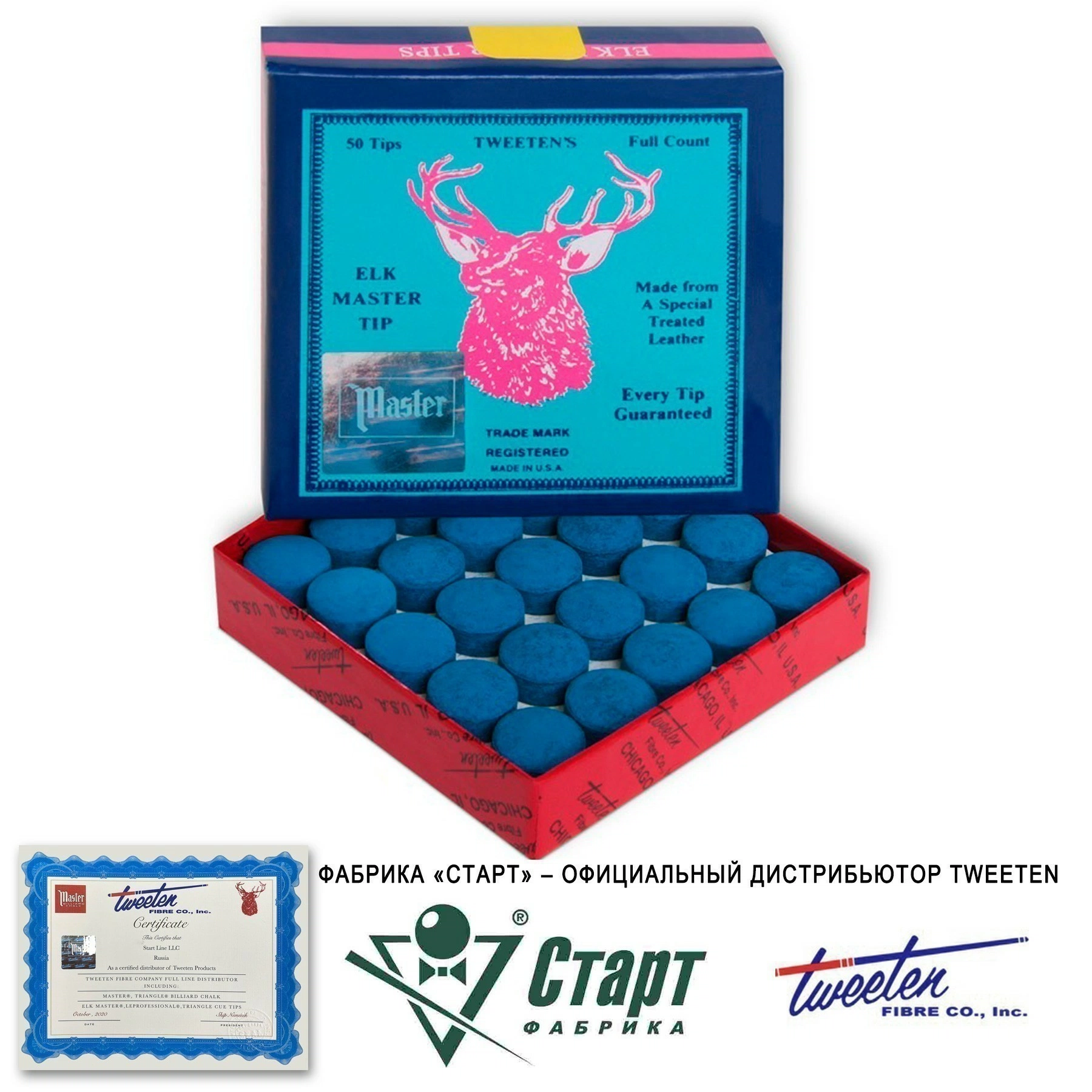 Наклейка Tweeten ELK Master 12 мм (1 шт) 2