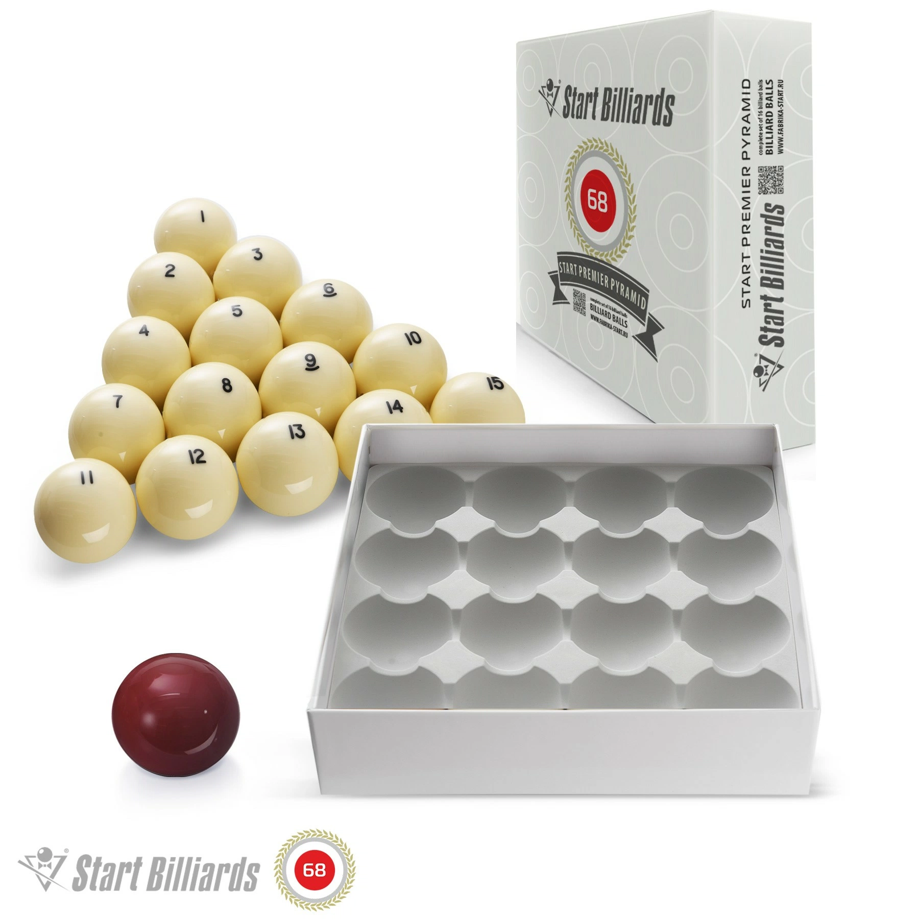 Шары Start Premier Pyramid РП 68мм 797410