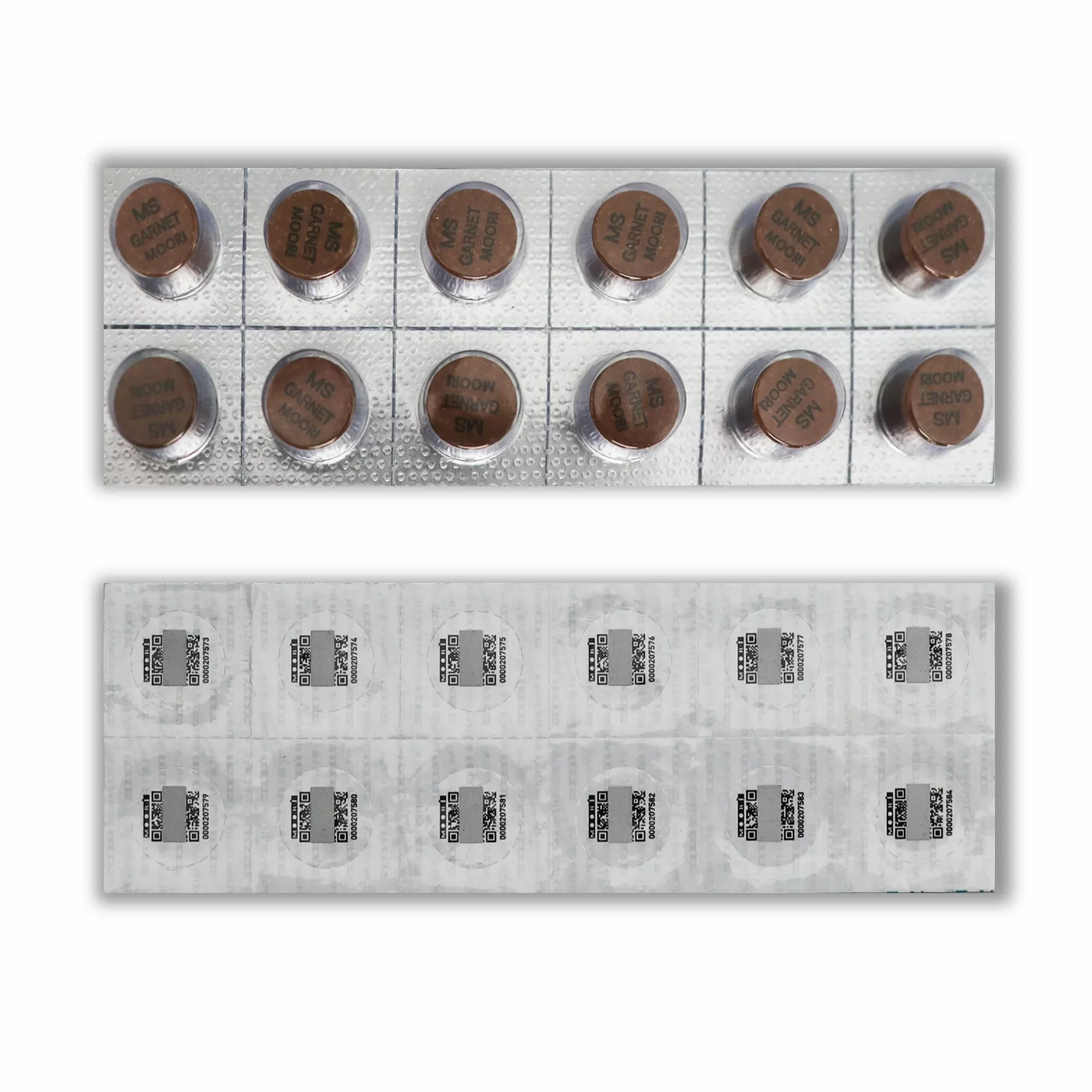 Наклейка MOORI Jewel GARNET 14 мм MS