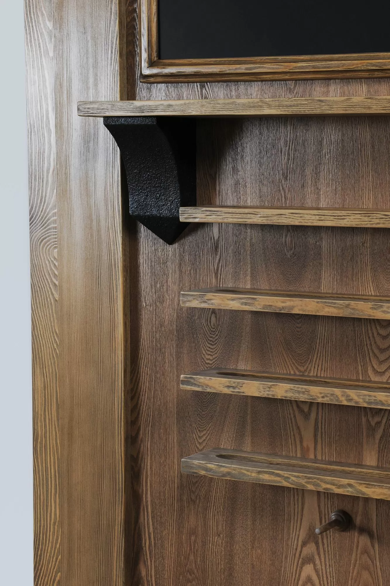 Киевница "Охота" К-21 с часами сосна, МДФ 4