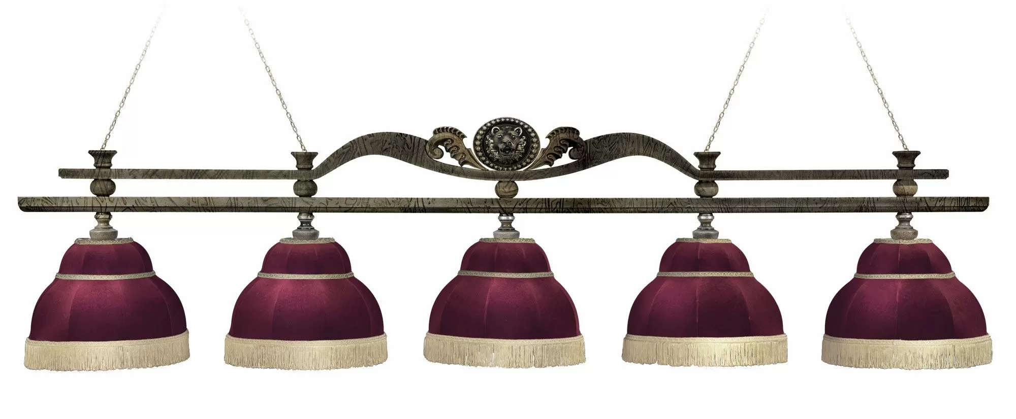 Лампа "Лео II" 5пл. клен 3