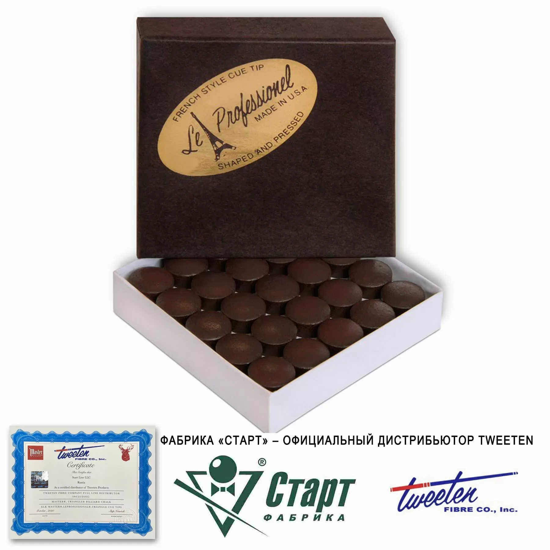 Наклейка Tweeten Le Professionel 12,5 мм (50 шт) 2