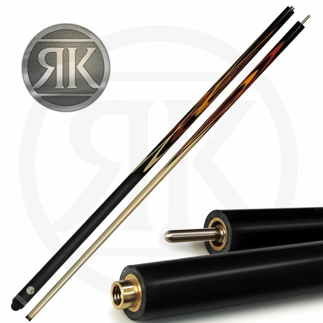 Кий Коралл, черный граб/красный граб /белый граб, 16-запилов, 2PC(ЯК) 5