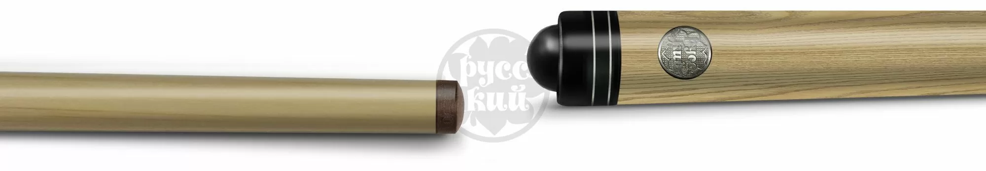 11-10-ПУЛ Кий "Классик 7 запилов" 1 РС, ясень/черн.граб(РК) 2