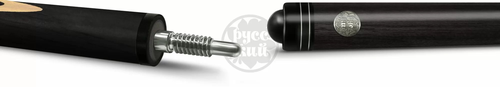 10-1-ПУЛ Кий "Классик 11-запильный" 2 РС, черн.граб/граб(РК) 2