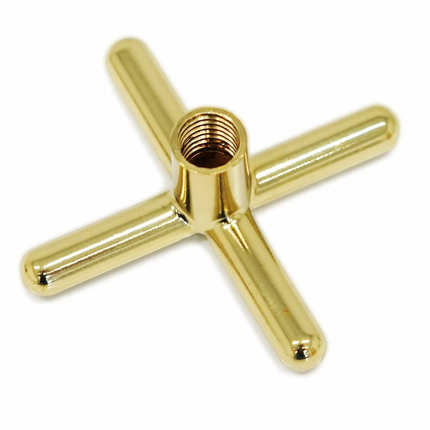 Насадка на кий крест золотой 2