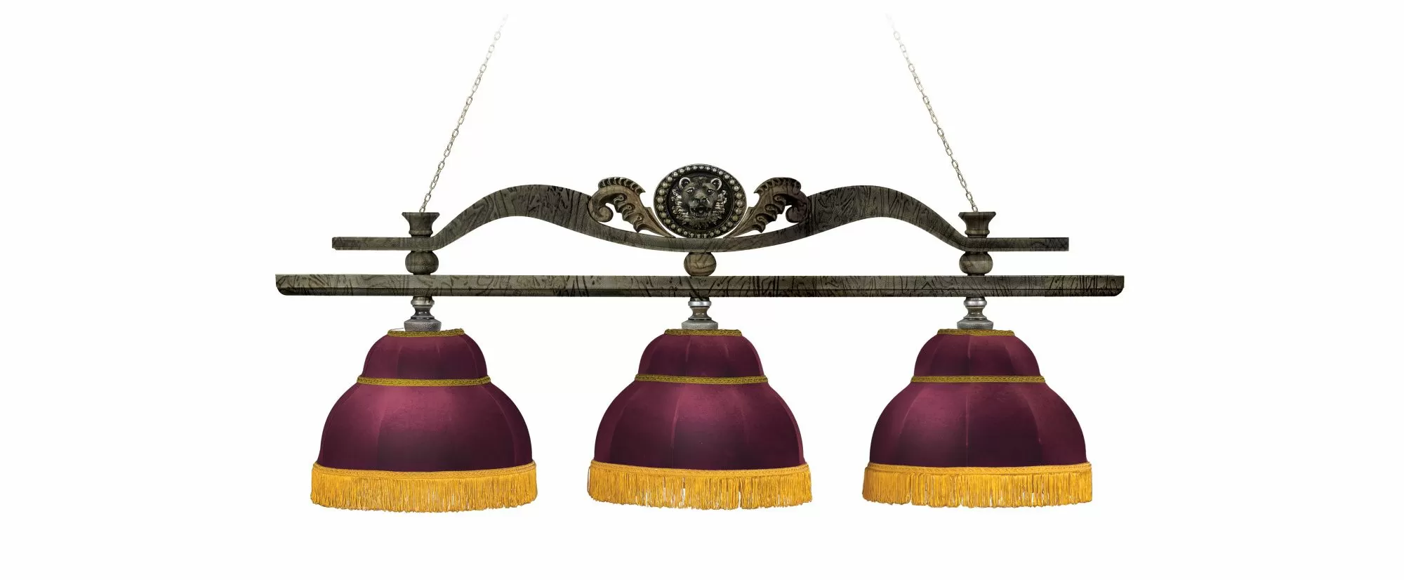 Лампа "Лео II" 3пл. клен 2