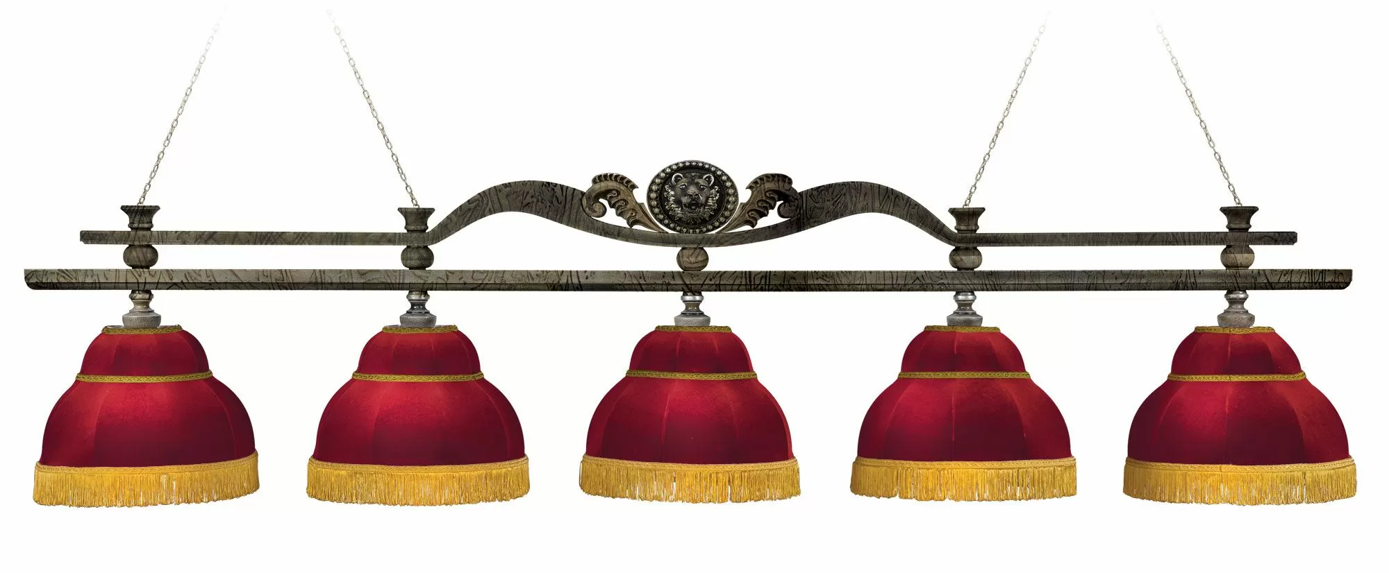 Лампа "Лео II" 5пл. клен 2