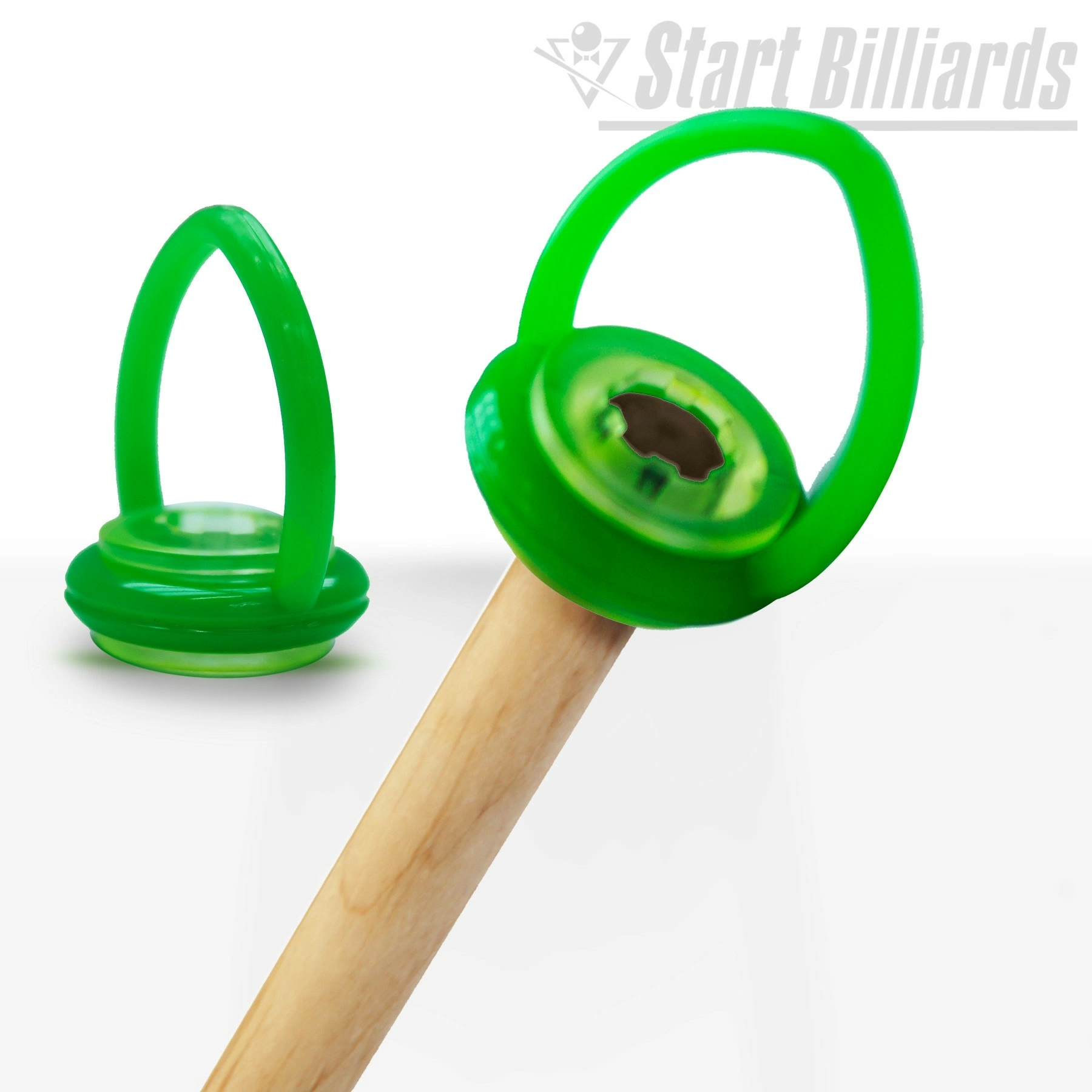 Держатель для кия пластик, зеленый Startbilliards SB028-GREEN 3