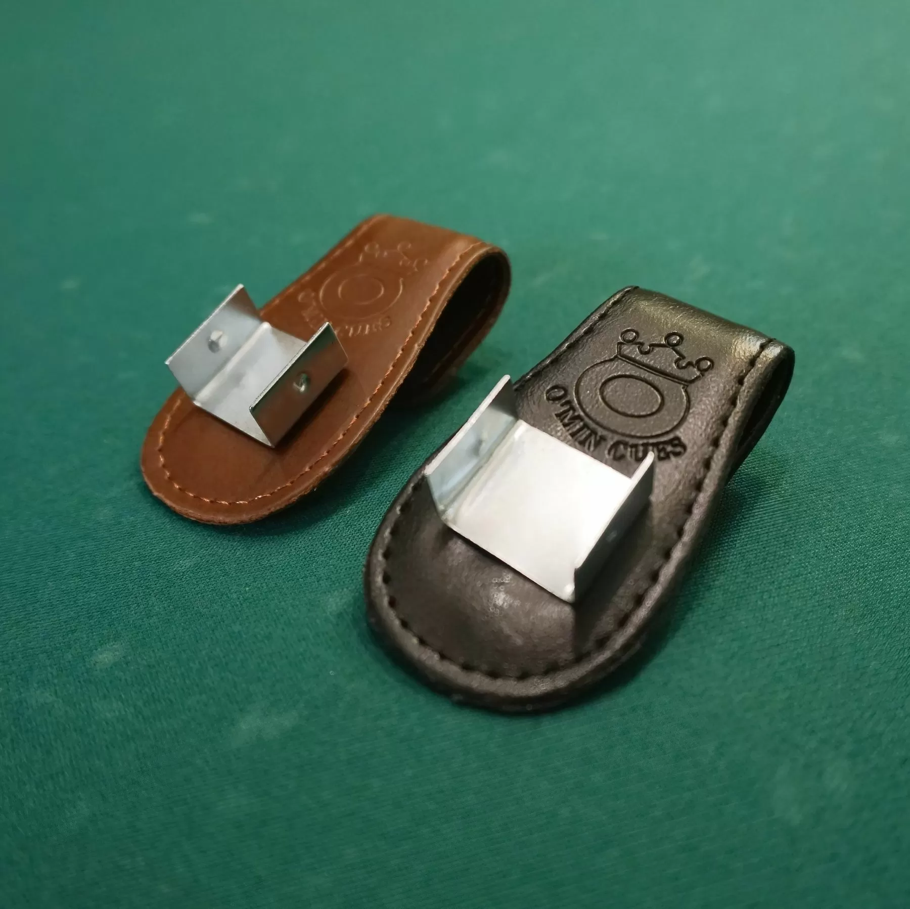 Держатель для мела кожаный открытый черный 4