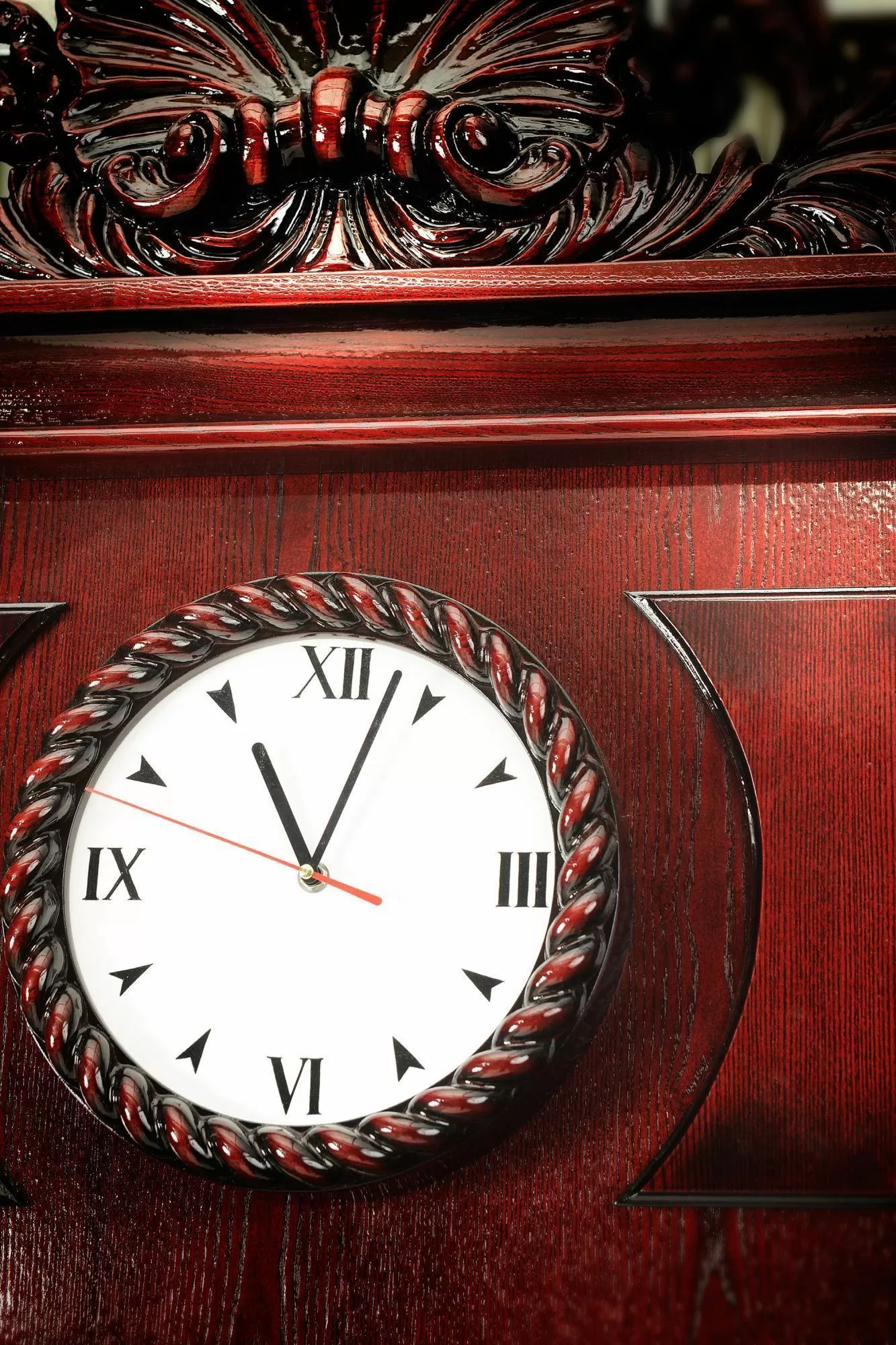 Киевница "Неаполь" К-21 с часами ясень / клен 2