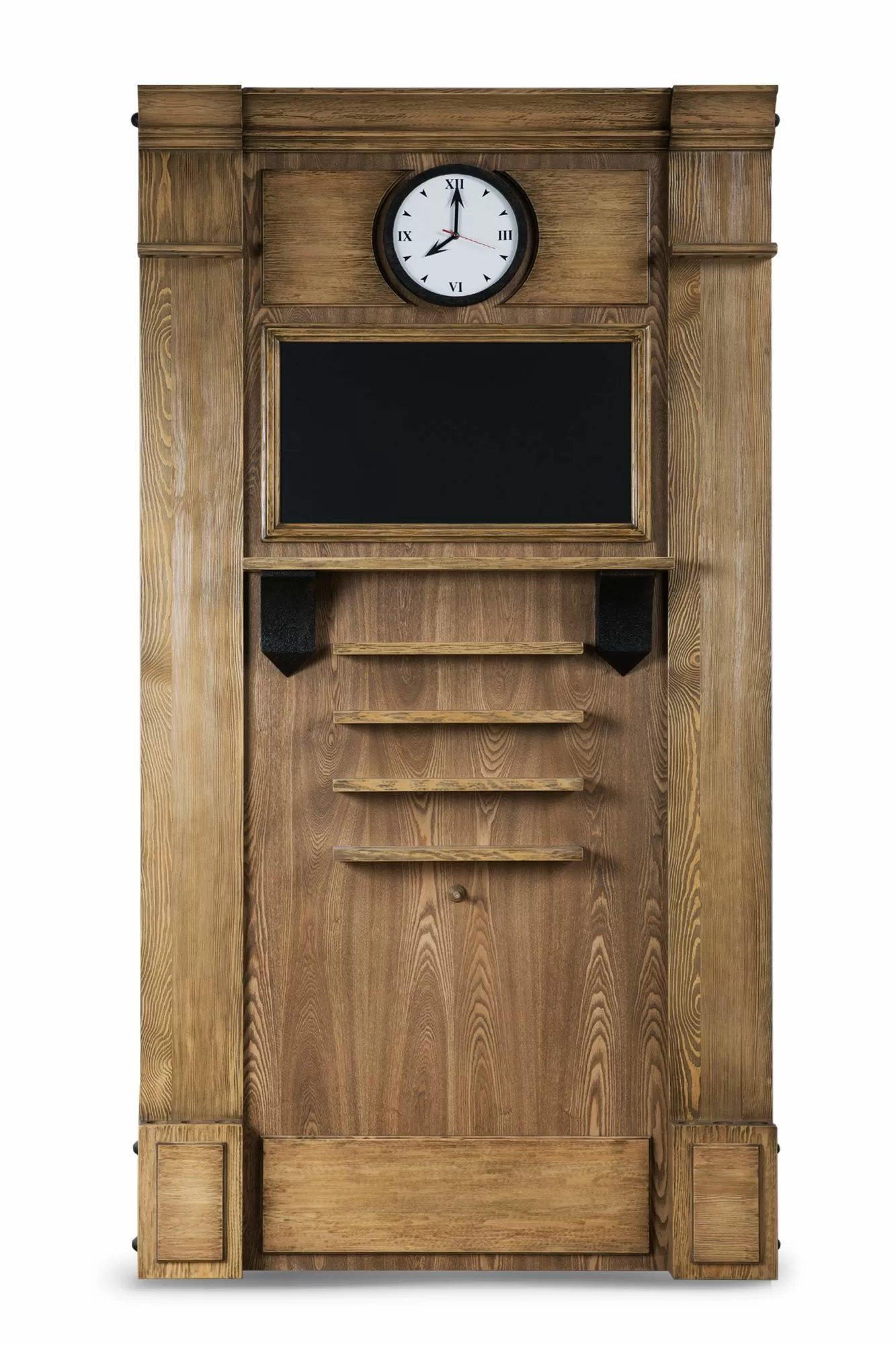 Киевница "Охота" К-21 с часами сосна, МДФ 2