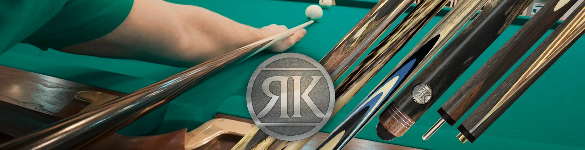 Кии «Янтарь» и «Сапфир» — новая коллекция эксклюзива для игры в русскую пирамиду от Мастера Якубович! 1920х495_слайдер_ЯК_Янтарь-Сапфир_экзотические.jpg